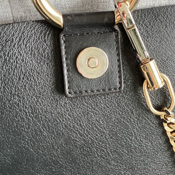 Chloe Faye authentic small black leather backpack - Picture 7 of 9